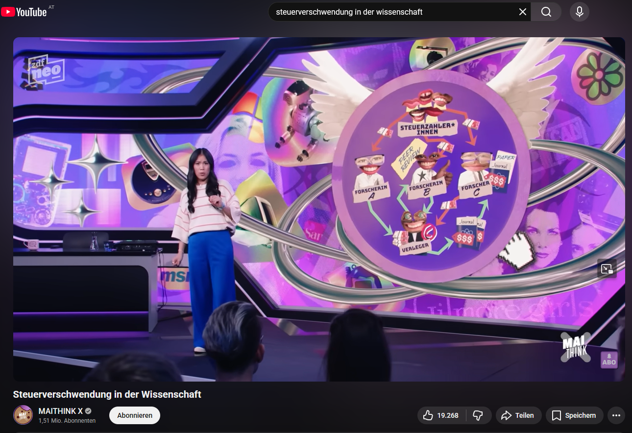 MaiThink X zu Open Access – wie Paywalls die Wissenschaft bremsen auf sciblog.at